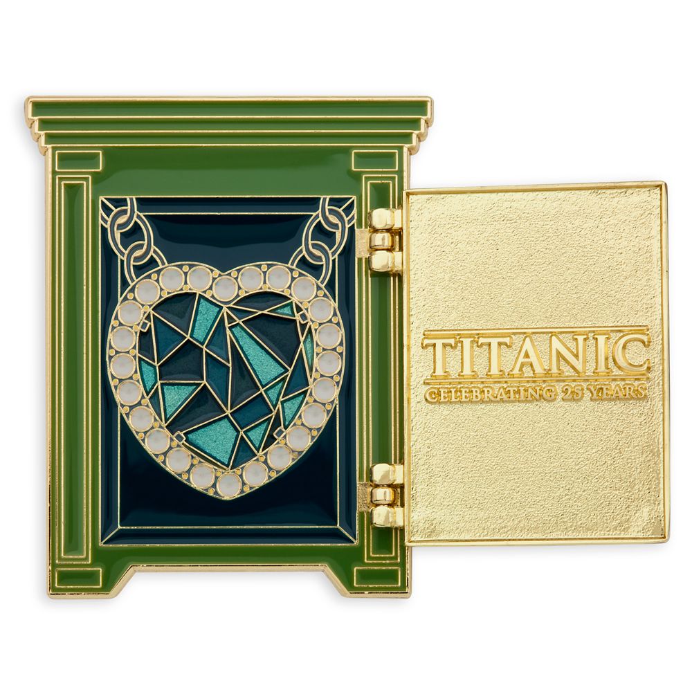 Titanic 25th Anniversary Heart of the Ocean Pin – Limited Release now available