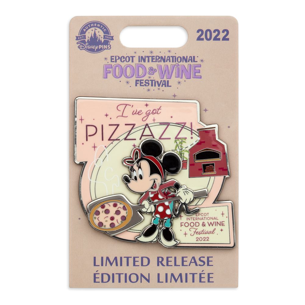 Minnie Mouse Pin – EPCOT International Food & Wine Festival 2022 – Limited Release