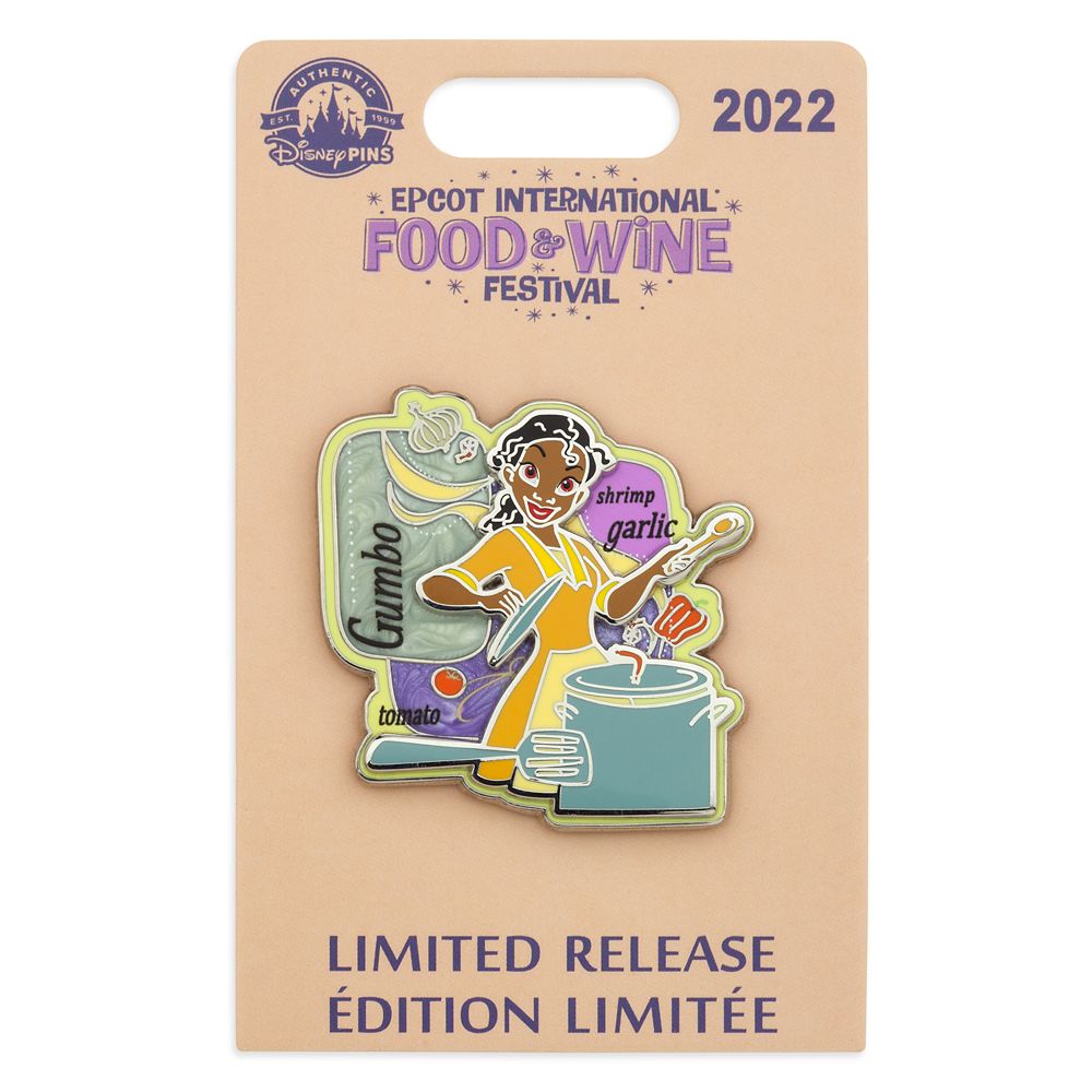 Tiana Pin – EPCOT International Food & Wine Festival 2022 – Limited Release