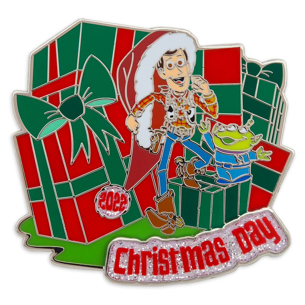 Woody and Alien Christmas Day 2022 Pin – Toy Story – Limited Release available online