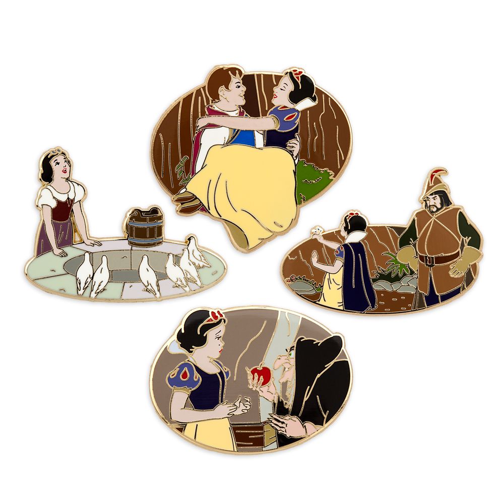 Snow White and the Seven Dwarfs 85th Anniversary Pin Set – Limited Edition – Purchase Online Now