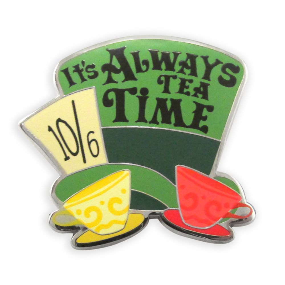 Mad Hatter Hat Flair Pin – Alice in Wonderland