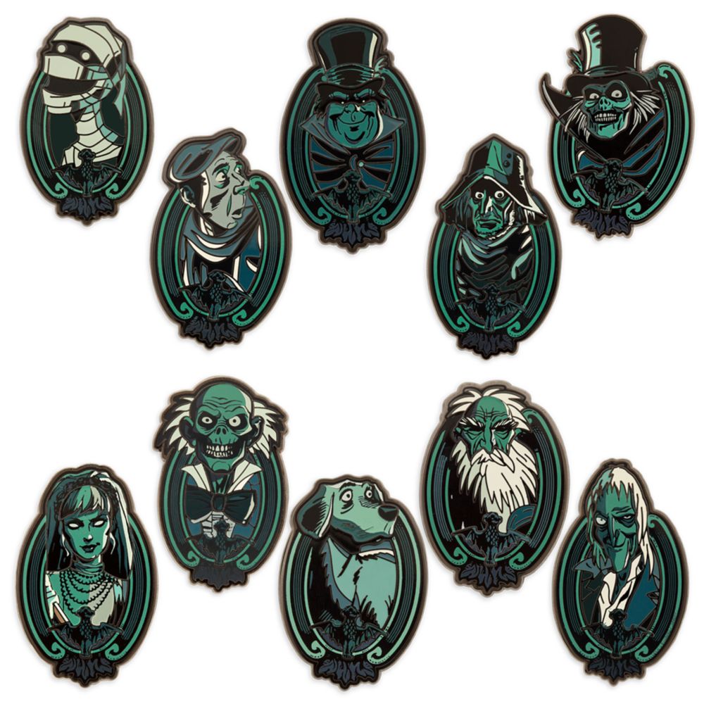 The Haunted Mansion Ghost Portraits Mystery Pin Blind Pack – 2-Pc. – Limited Release now out