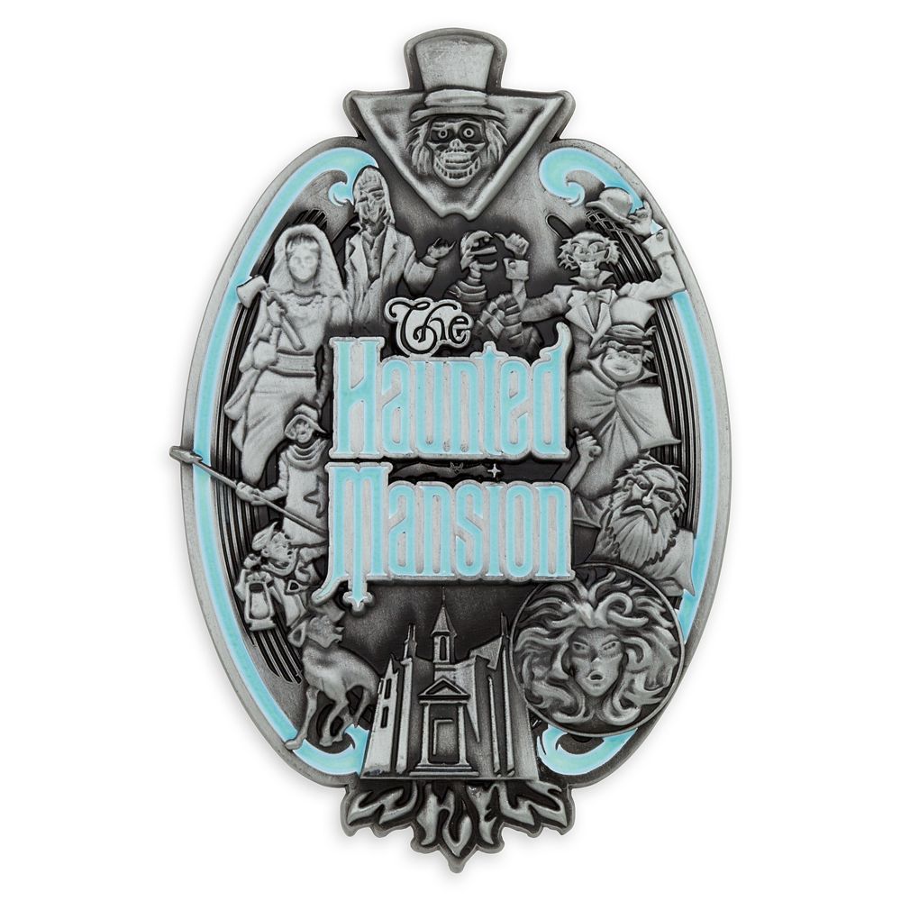 The Haunted Mansion Glow-in-the-Dark Jumbo Pin – Limited Release is available online for purchase