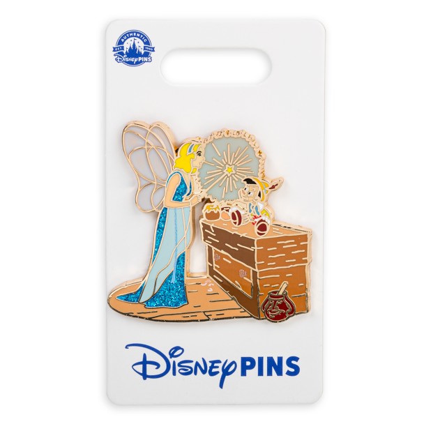 Pinocchio and the Blue Fairy Pin