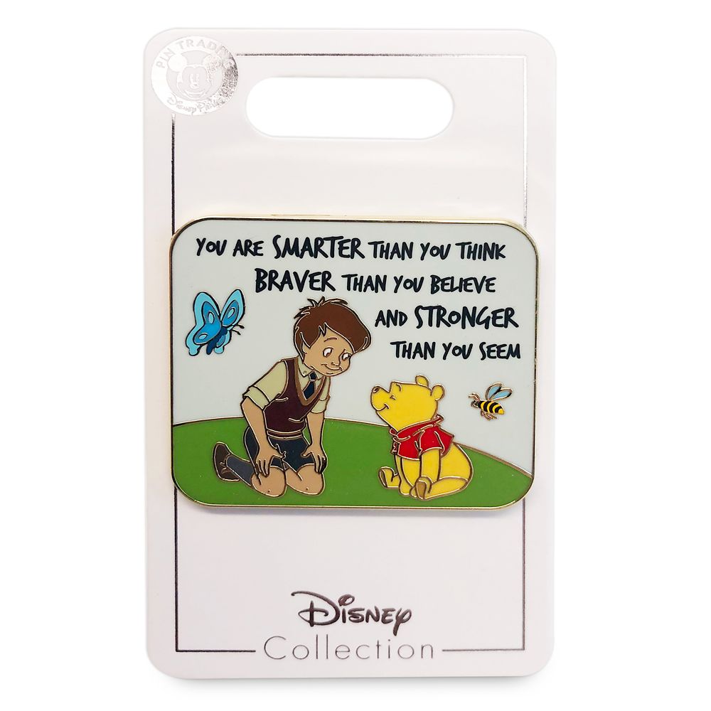 Winnie the Pooh and Christopher Robin Flair Pin