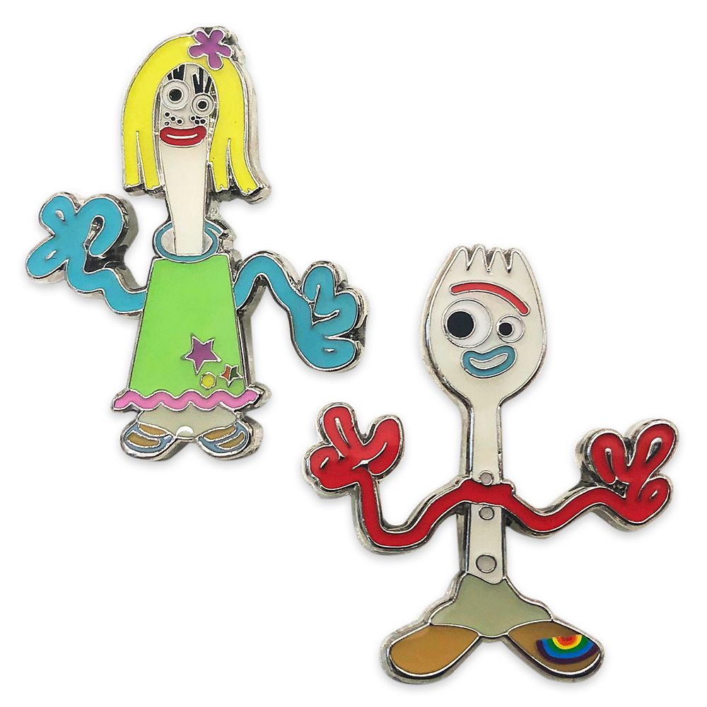 Forky and Karen Beverly Flair Pin Set – Toy Story 4