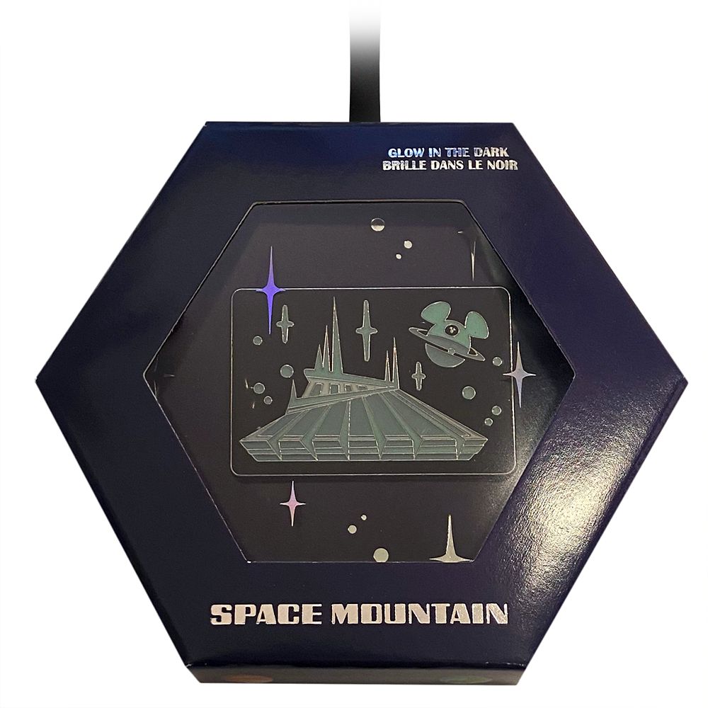 Space Mountain Pin in Ornament Box