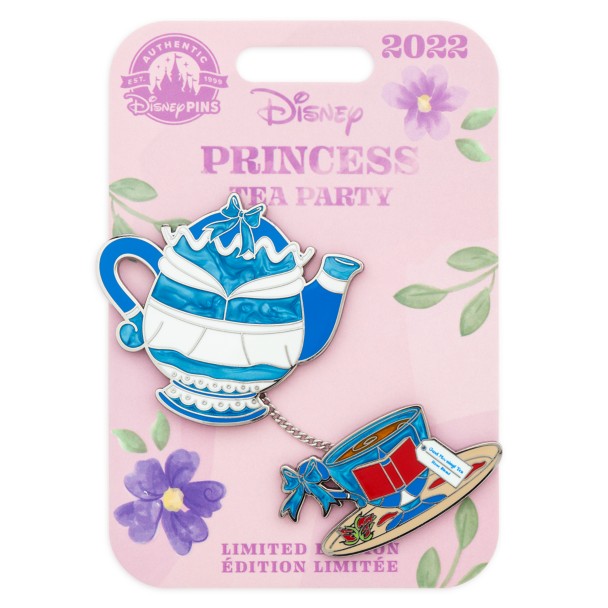 Belle Disney Princess Tea Party Pin Set 2022 – Beauty and the Beast – Limited Edition