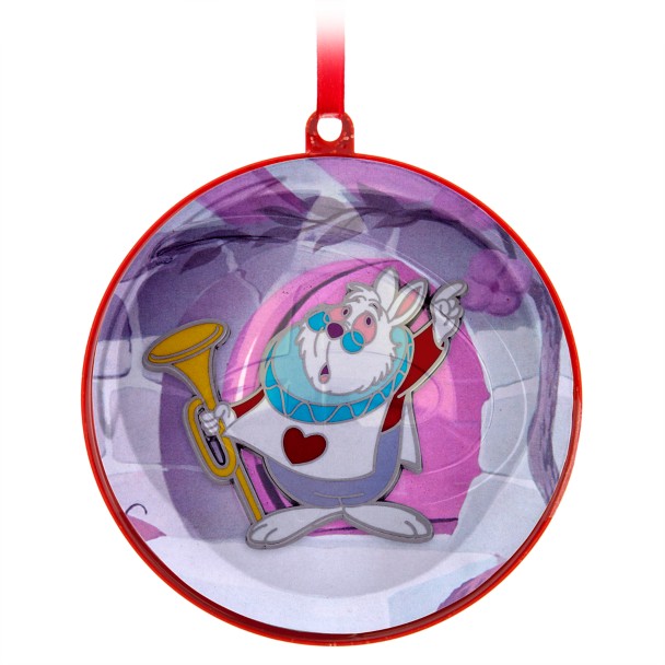 White Rabbit Pin Ornament – Alice in Wonderland – Limited Release