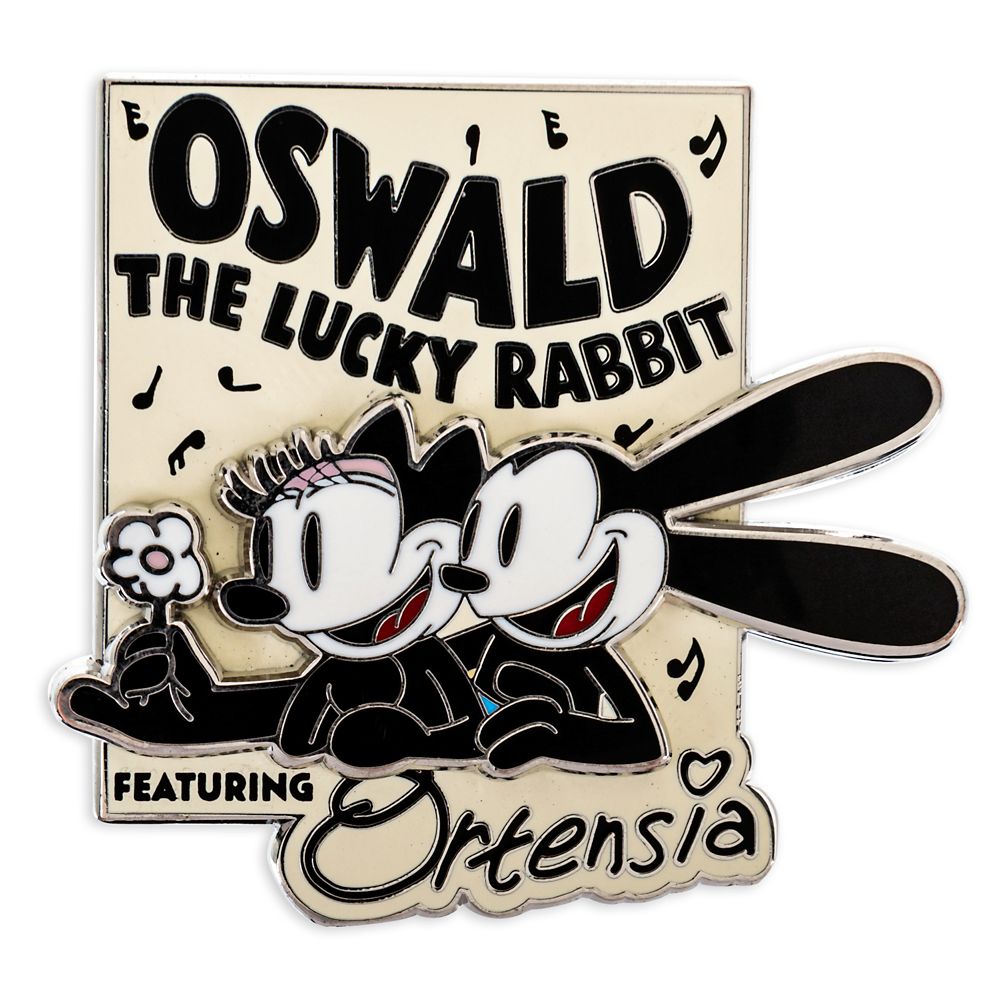 Oswald the Lucky Rabbit and Ortensia Pin – Disney100 – Limited Release – Purchase Online Now