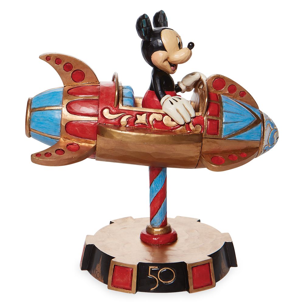 Mickey Mouse Astro Orbiter Figure by Jim Shore – Walt Disney World 50th Anniversary