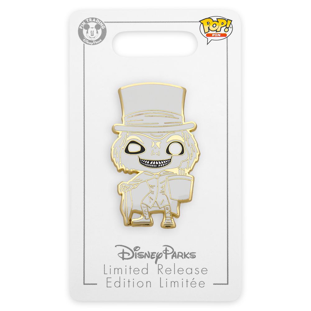 Hatbox Ghost Funko Pop! Pin – The Haunted Mansion – Limited Release