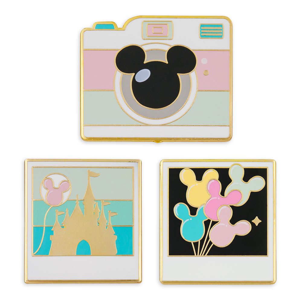 Mickey Mouse Icon Photo Flair Pin Set is now available for purchase