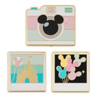 Mickey Mouse Icon Photo Flair Pin Set