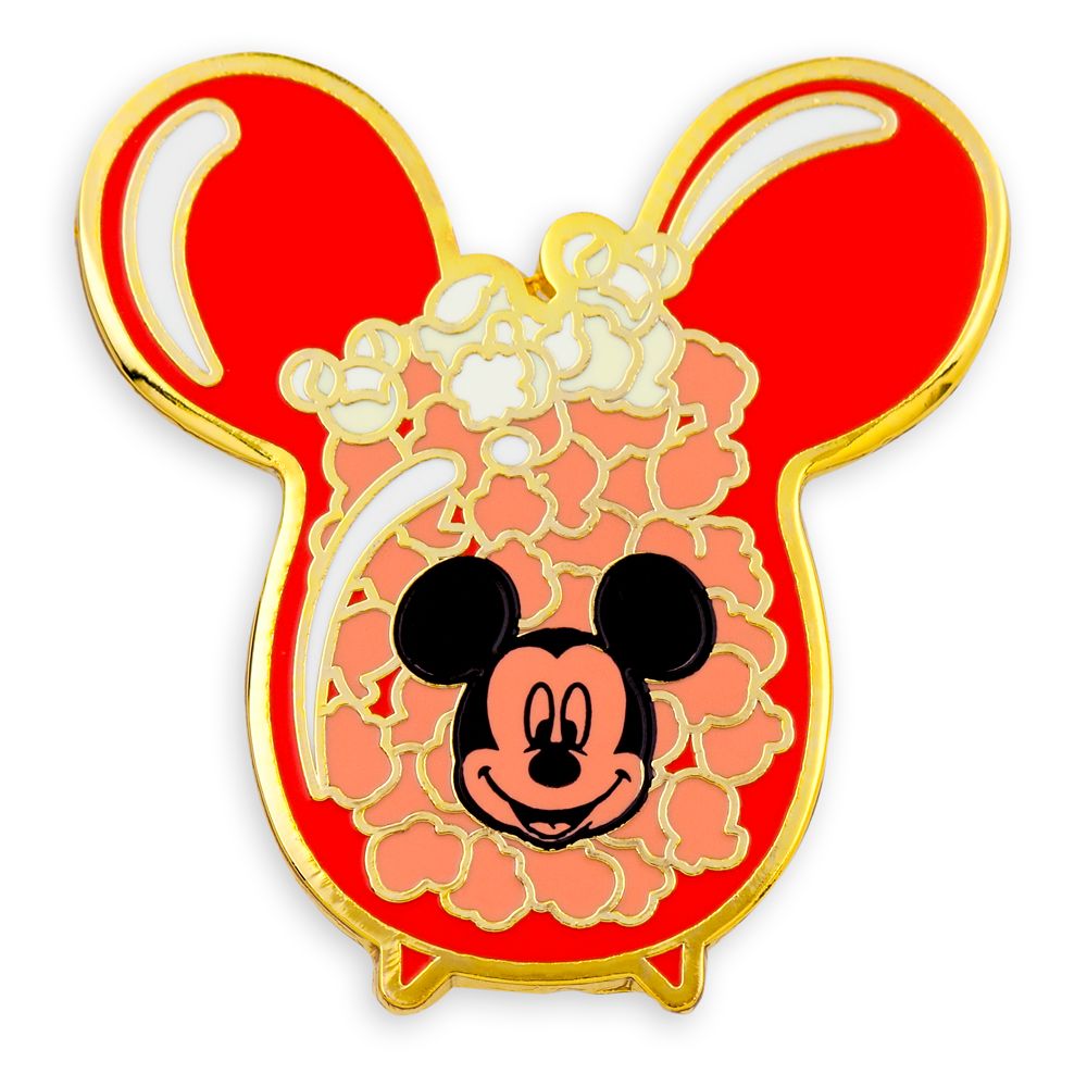 Mickey and Minnie Mouse Popcorn Flair Pin Set