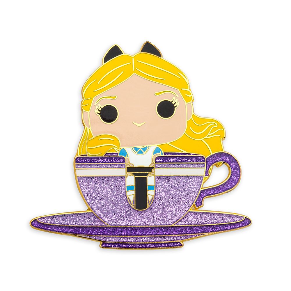 Alice and Mad Hatter Sliding Loungefly Pin – Mad Tea Party – Limited Release