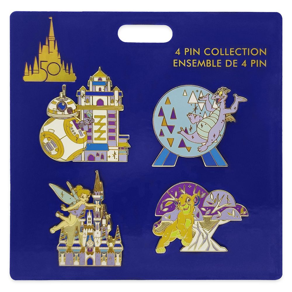 Walt Disney World 50th Anniversary Pin Trading Booster Set