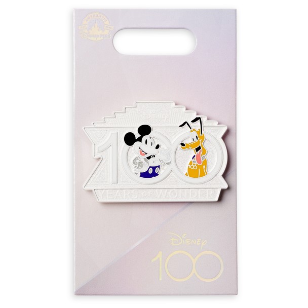 Mickey Mouse and Pluto Disney100 Pin