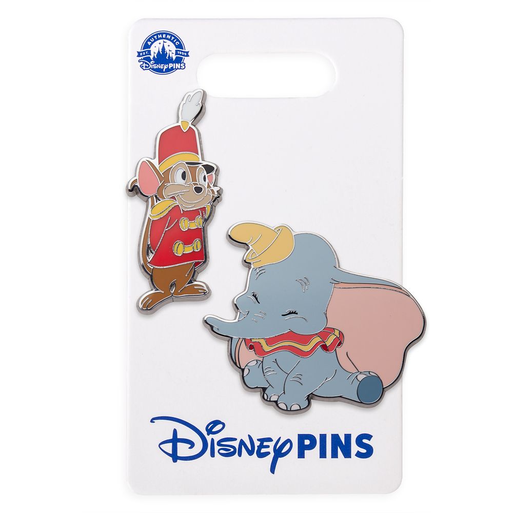 Dumbo and Timothy Mouse Pin Set