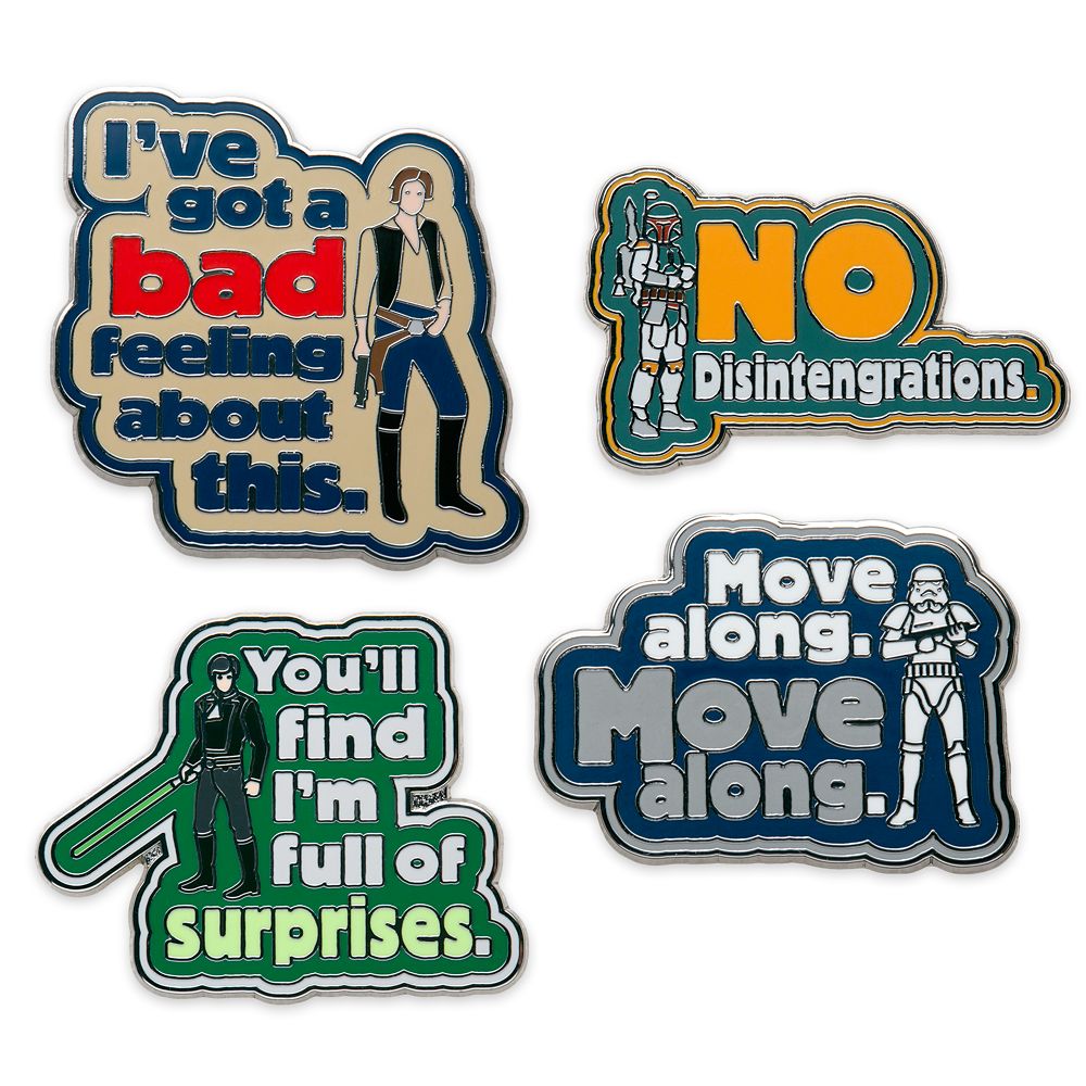 Star Wars Quotes Mystery Pin Set