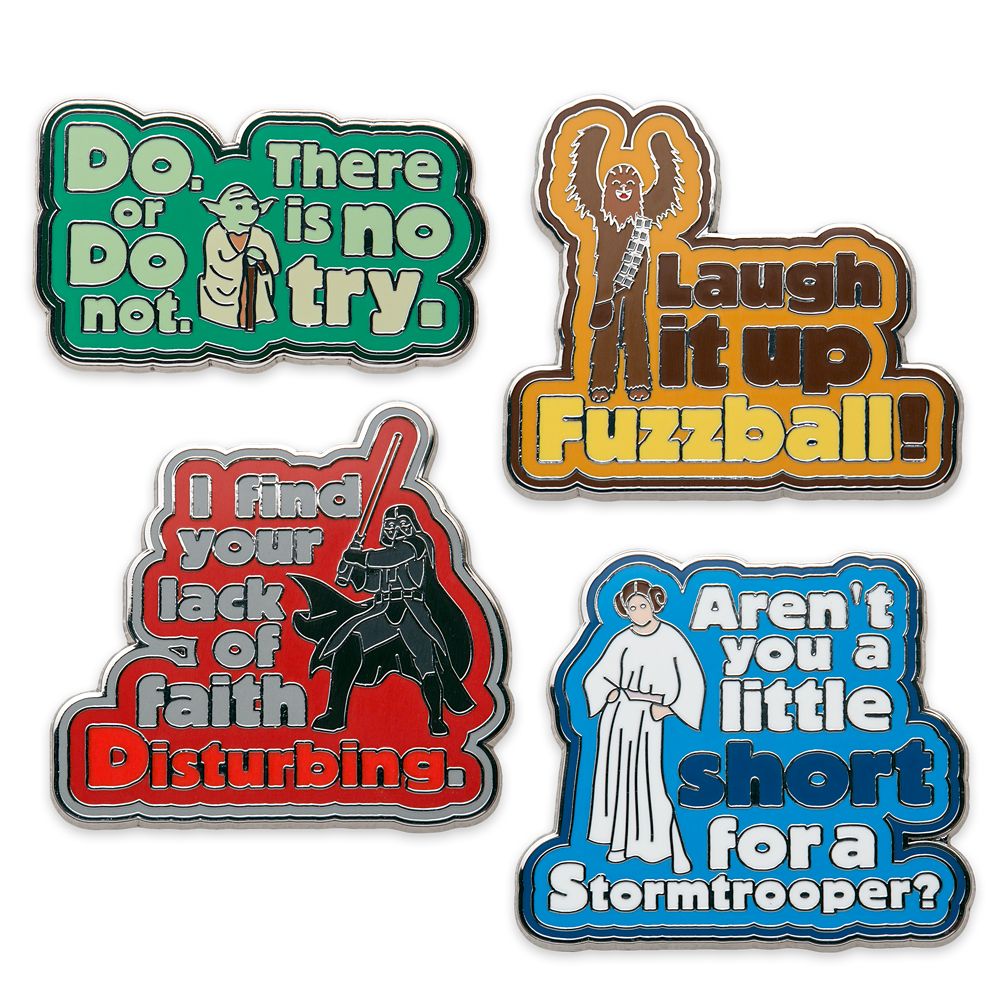 Star Wars Quotes Mystery Pin Set