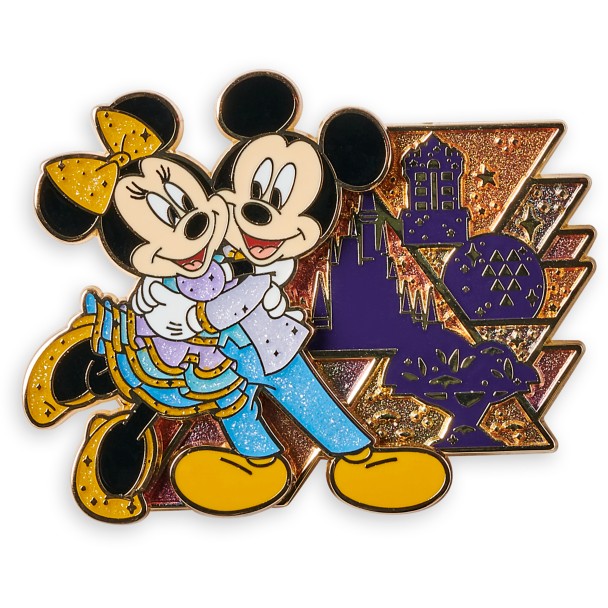 Mickey and Minnie Mouse Pin – Walt Disney World 50th Anniversary – Limited Release