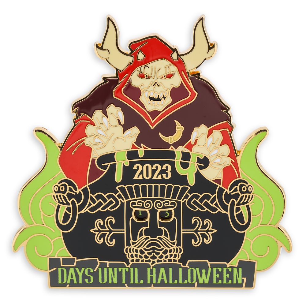 The Horned King Jumbo Halloween Countdown Pin 2023  The Black Cauldron  Limited Release Official shopDisney