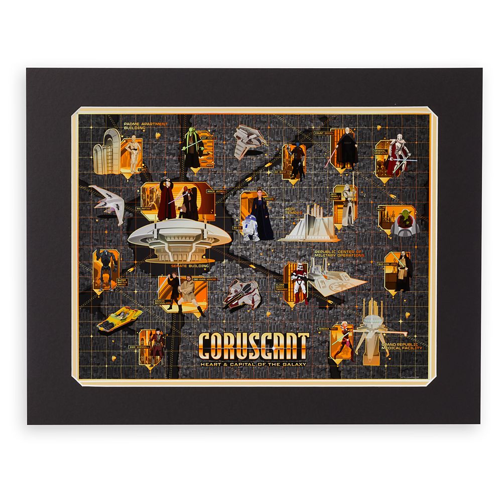 Coruscant Deluxe Print – Star Wars is available online for purchase