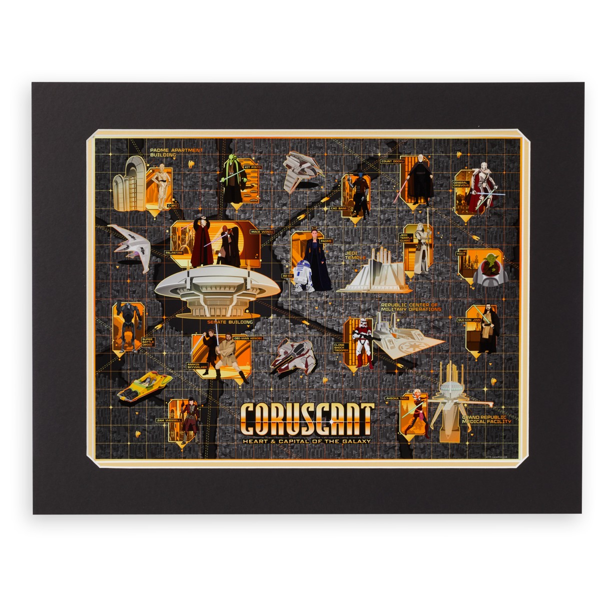 Coruscant Deluxe Print – Star Wars