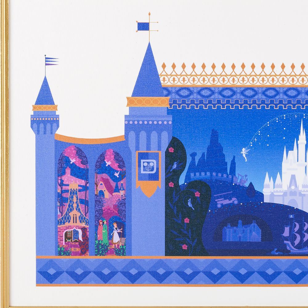Cinderella Castle ''Kingdom of Magic'' Framed Canvas Print – Walt Disney World – Limited Edition
