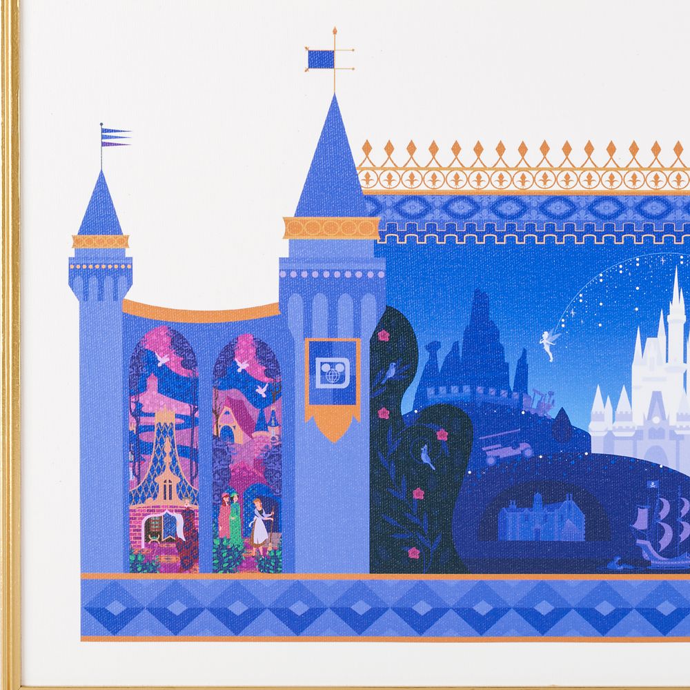 Cinderella Castle ''Kingdom of Magic'' Framed Canvas Print &ndash; Walt Disney World &ndash; Limited Edition