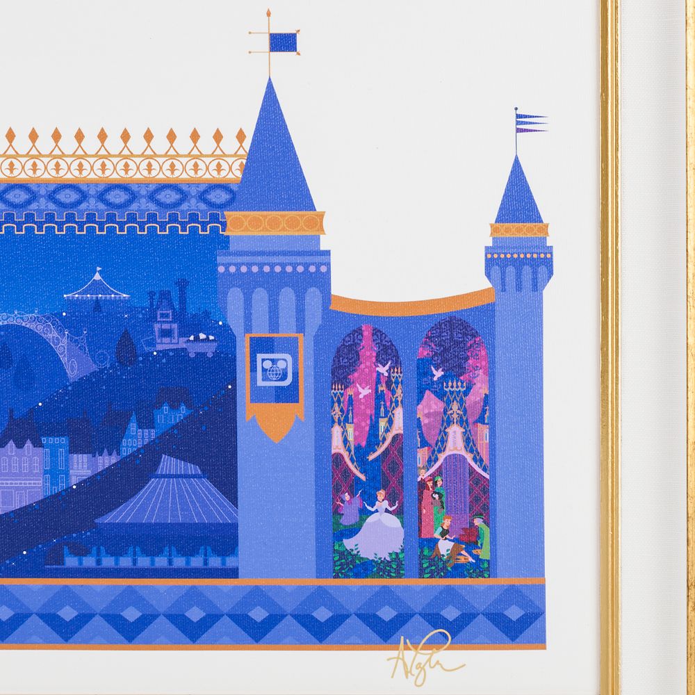 Cinderella Castle ''Kingdom of Magic'' Framed Canvas Print &ndash; Walt Disney World &ndash; Limited Edition