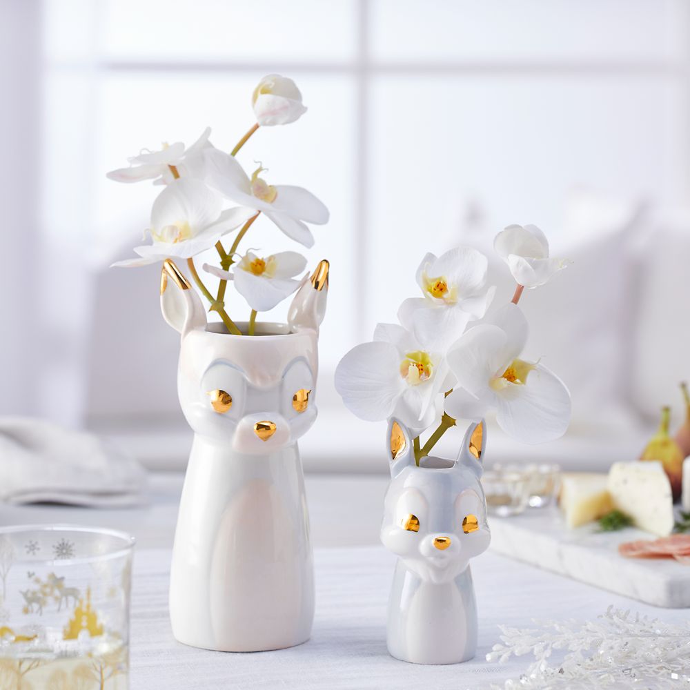 Bambi and Thumper Ceramic Vase Set