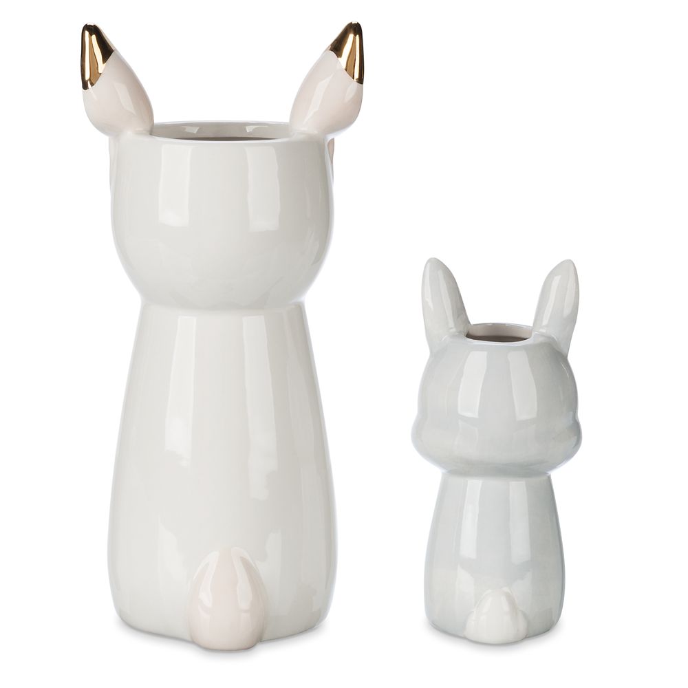 Bambi and Thumper Ceramic Vase Set