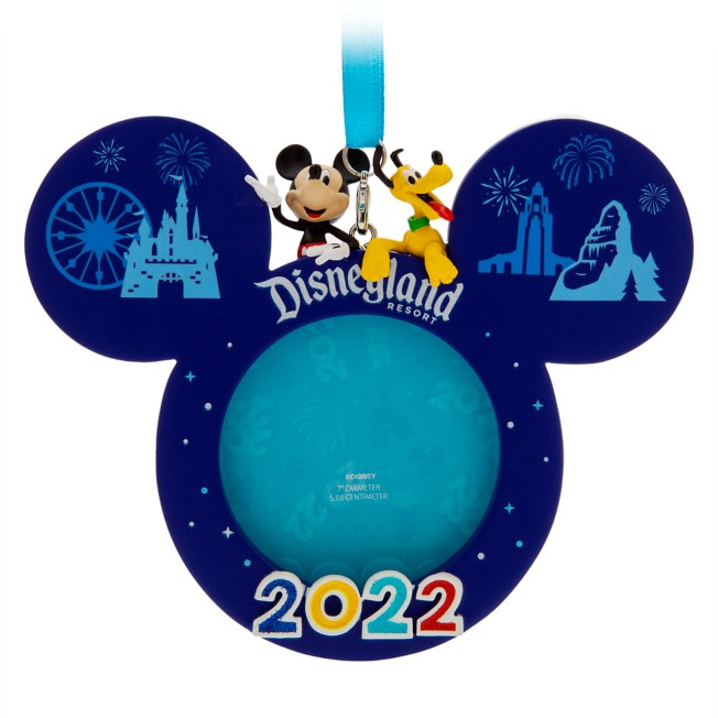 Mickey Mouse and Pluto Frame Ornament – Disneyland 2022