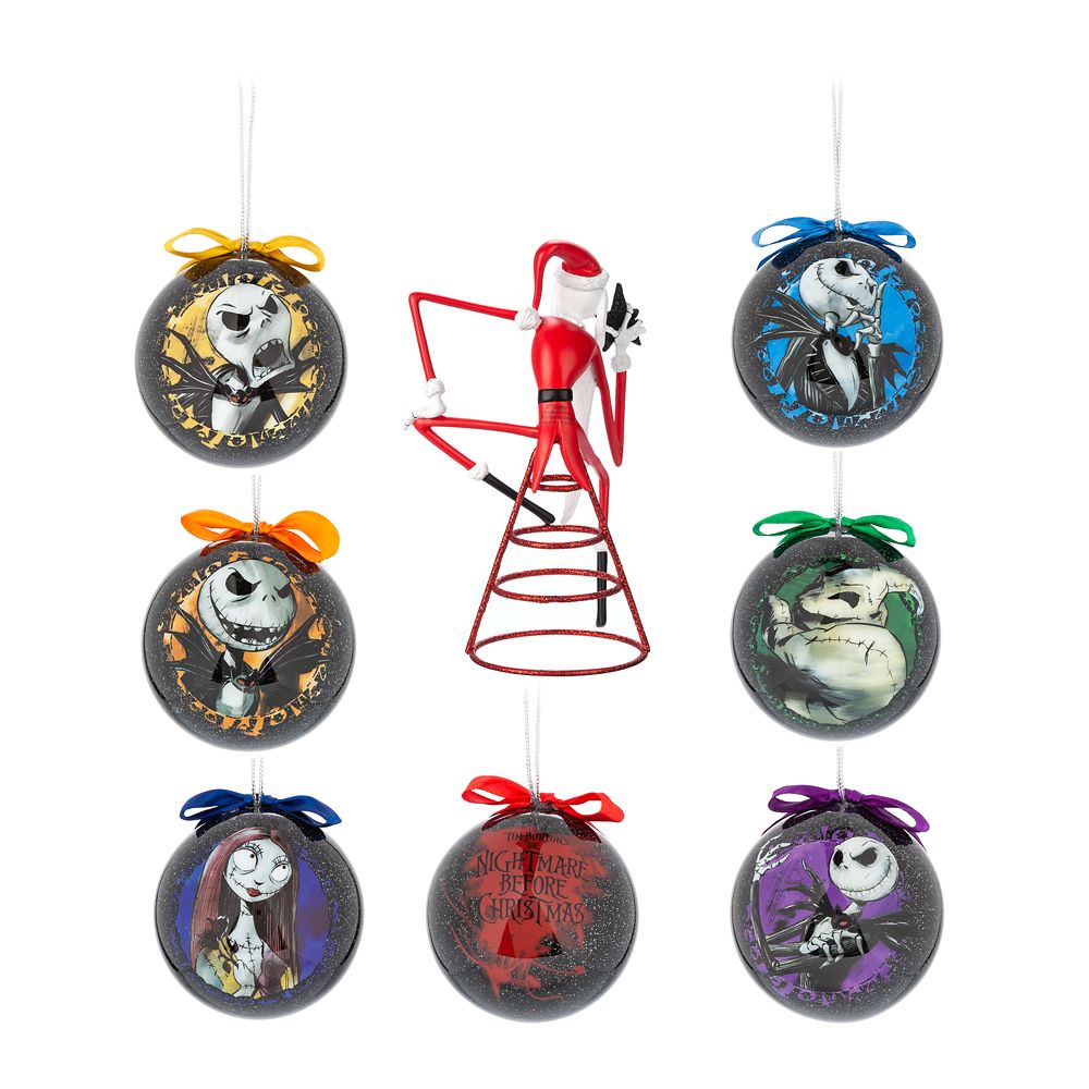 The Nightmare Before Christmas Ornament Set and Tree Topper