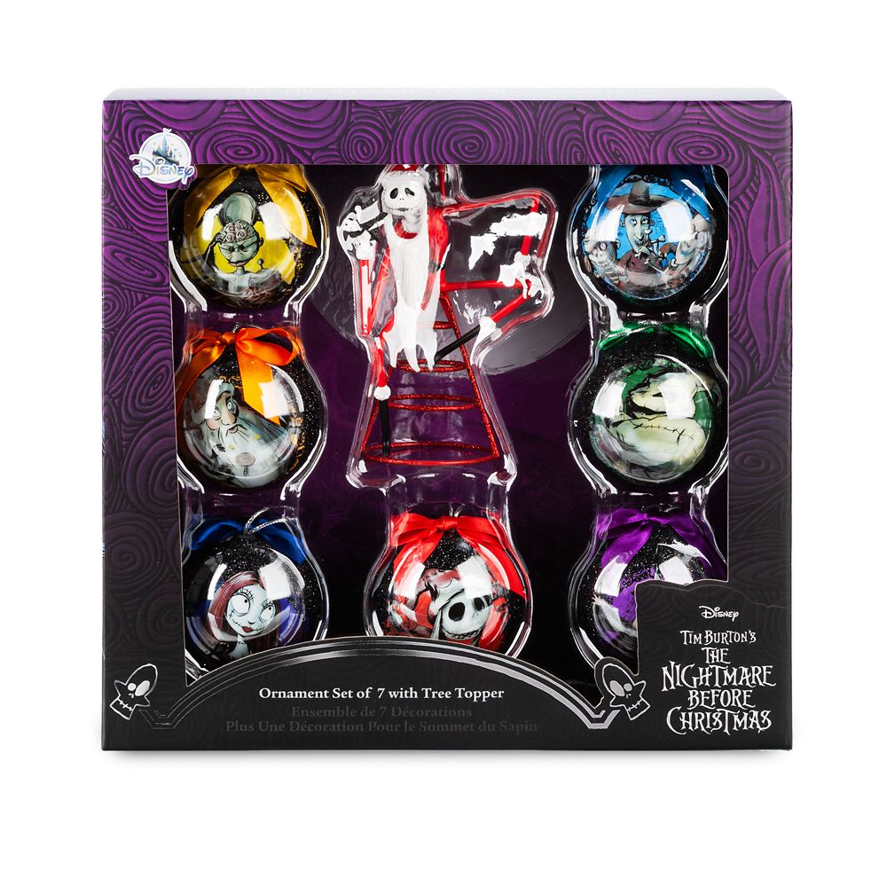 The Nightmare Before Christmas Ornament Set and Tree Topper