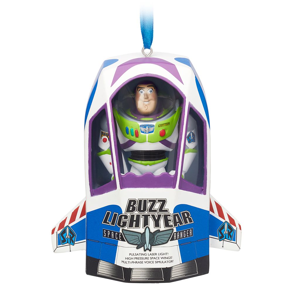 Buzz Lightyear Talking Living Magic Sketchbook Ornament – Toy Story