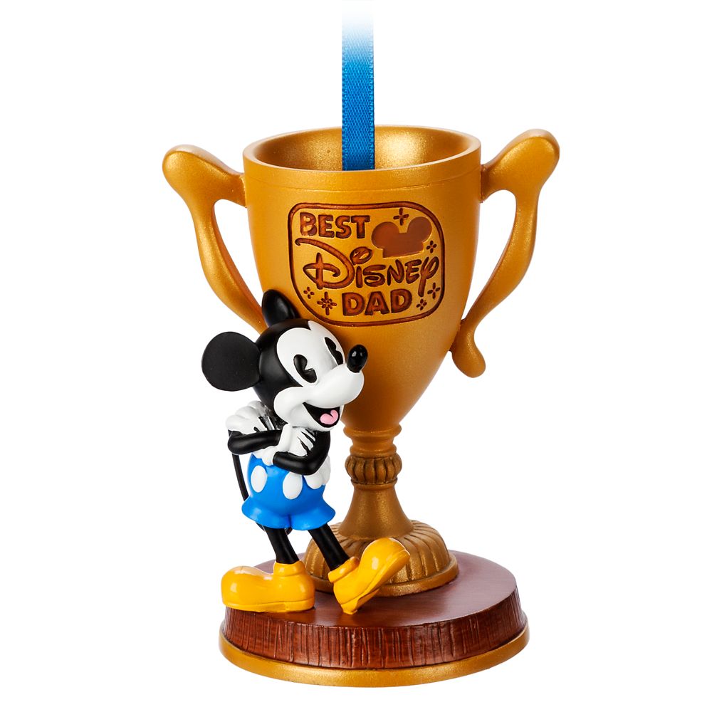 Mickey Mouse Best Disney Dad Figural Ornament