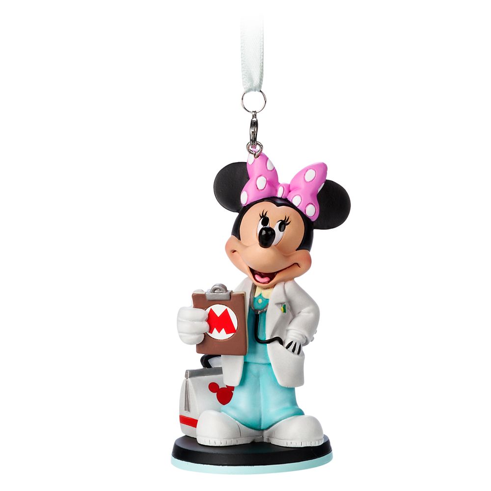 Minnie Mouse as Doctor Figural Ornament | shopDisney