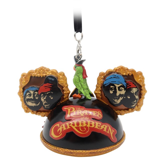 New Disney Parks Pirates of the Caribbean Mickey Ear Hat Christmas Ornament 