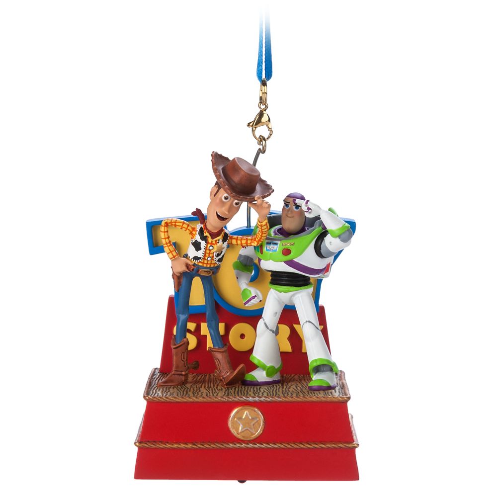 Woody and Buzz Lightyear Singing Living Magic Sketchbook Ornament – Toy Story