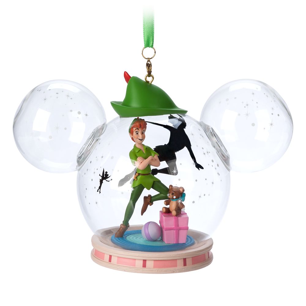 Peter Pan Glass Dome Sketchbook Ornament is now available for purchase
