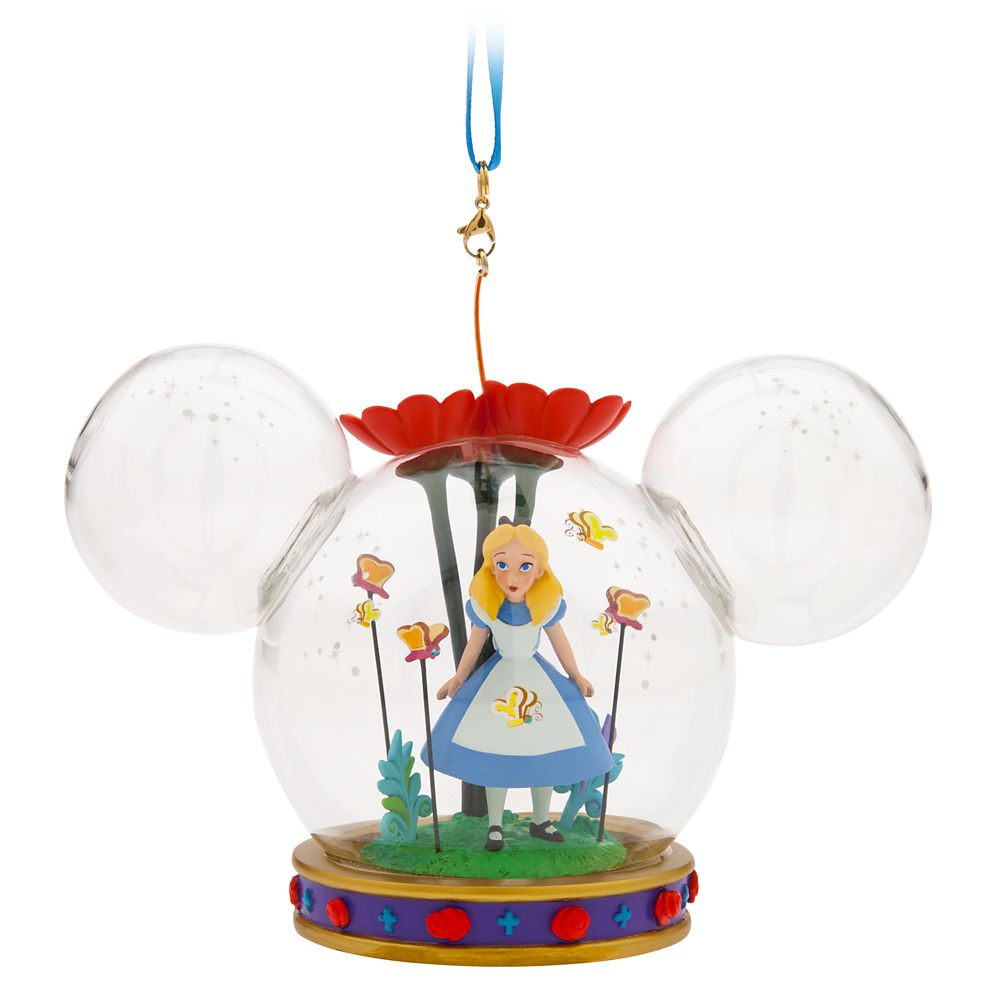 Alice in Wonderland Dome Sketchbook Ornament Official shopDisney