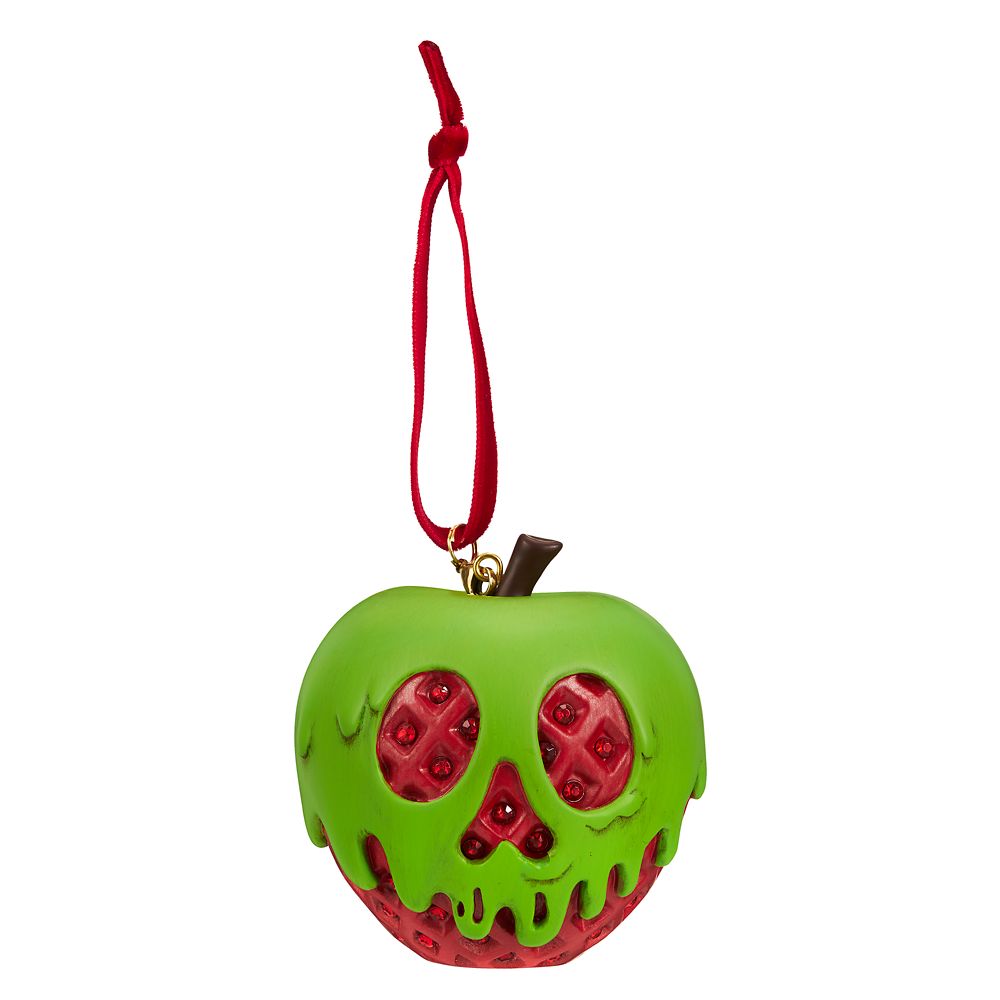 Poisoned Apple Ornament in Heart Box – Snow White and the Seven Dwarfs