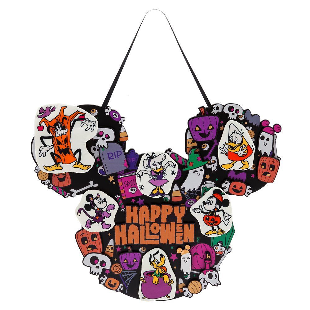 Mickey Mouse and Friends ''Happy Halloween'' Wreath