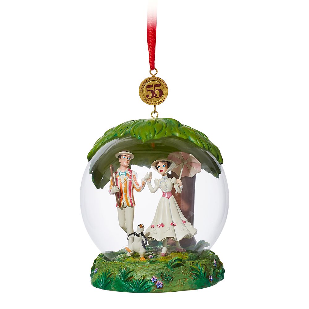 Mary Poppins Glass Dome Legacy Sketchbook Ornament – Limited Release