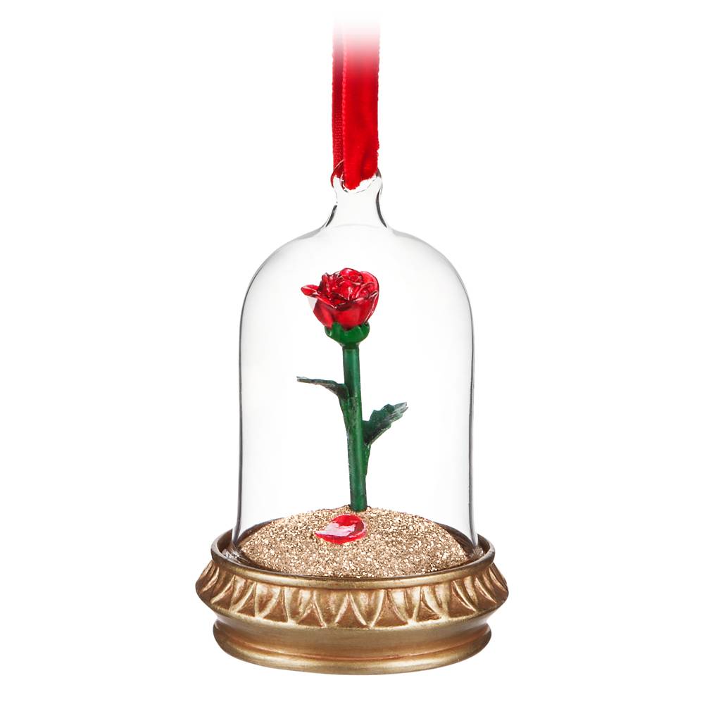 Enchanted Rose Light-Up Living Magic Sketchbook Ornament  Beauty and the Beast