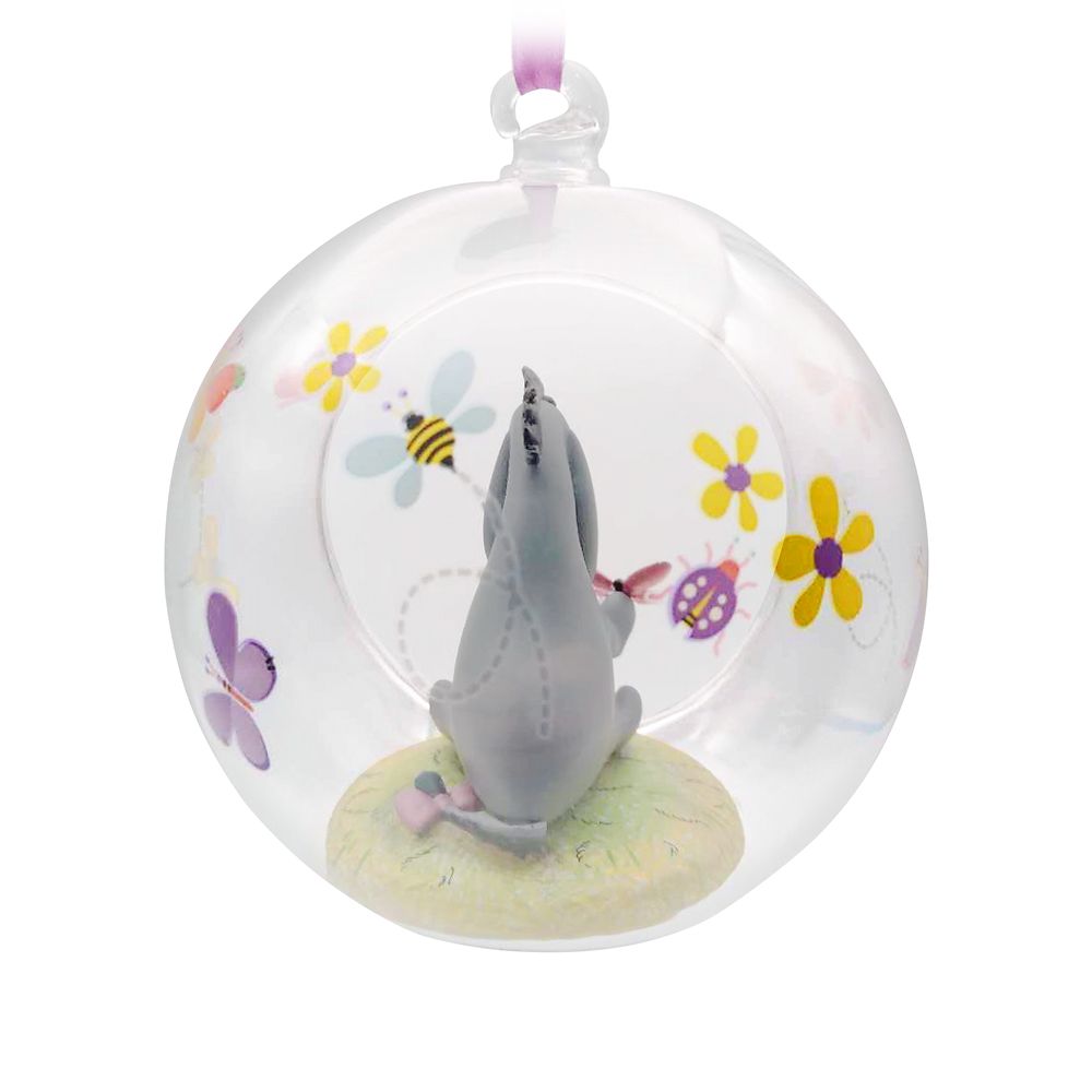 Eeyore Glass Globe Sketchbook Ornament